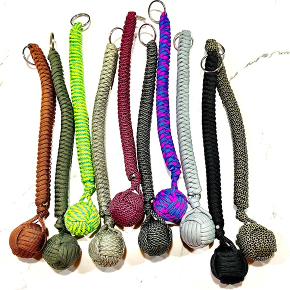 Other Monkey Fist Keychains 11 Paracord Handmade Custom Poshmark